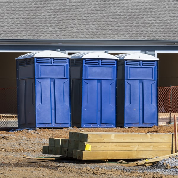 how can i report damages or issues with the portable restrooms during my rental period in Brantwood WI